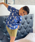 Space Mission Organic Cotton Shirt - Blue