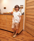 Cotton Twill Shorts - Brown
