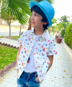 Get Set Go Organic Cotton Shirt - White