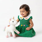Polka Dot Printed Dress - Green