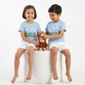 Unisex Jungle Explorer Cotton Jersey T-shirt - Blue