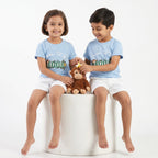 Unisex Jungle Explorer Cotton Jersey T-shirt - Blue