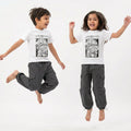 Unisex Cotton Poplin Cargo Pants - Streetwear - Dark Grey
