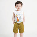 Cotton Twill Shorts - Olive