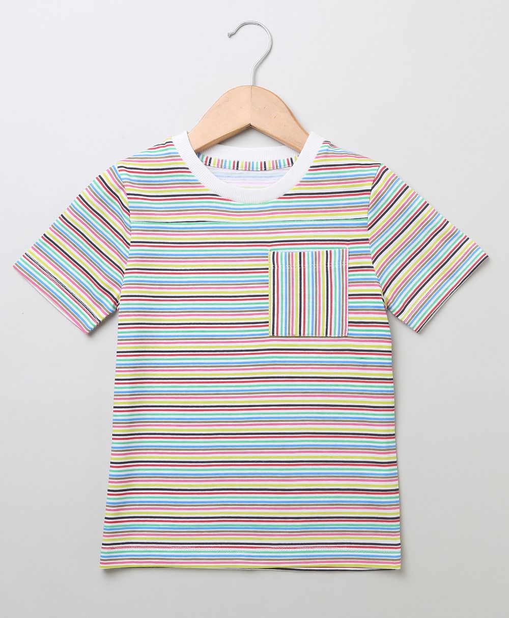 Striped T-shirt - Multicoloured