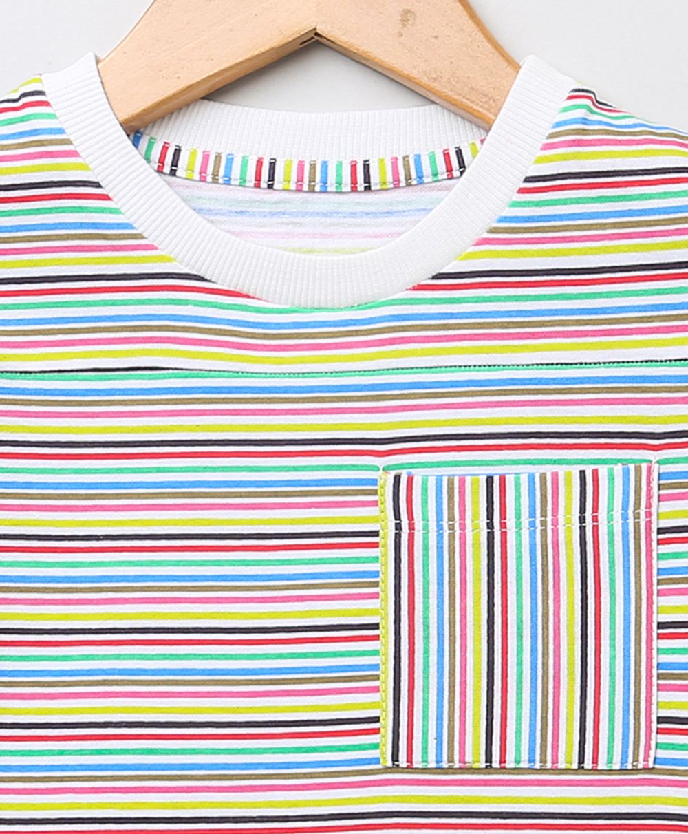 Striped T-shirt - Multicoloured
