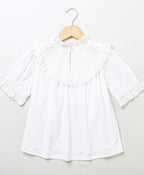 Ruffled Blouse - White