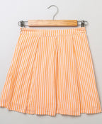 Striped Skirt - Peach