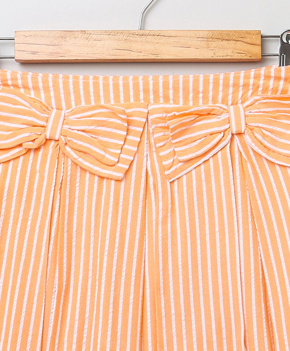 Striped Skirt - Peach