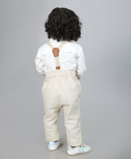 Baby Boys Gentleman Formal Set - White & Beige