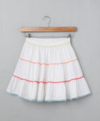 Organic Cotton Skirt - White