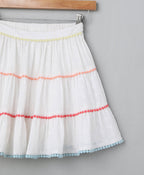 Organic Cotton Skirt - White